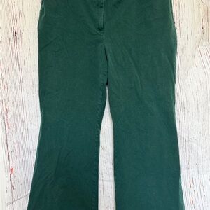 LOFT Green Boot Cut Pants